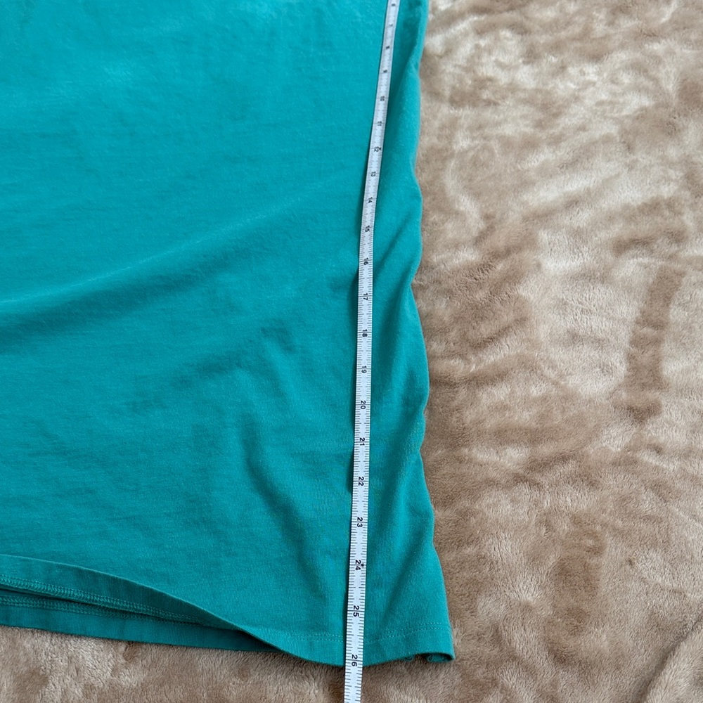 Old Navy Sleeveless Tank Dress in Teal and Coral - Picture 4 of 9